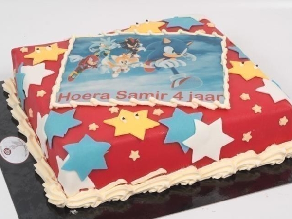 Kinder logotaart sterren