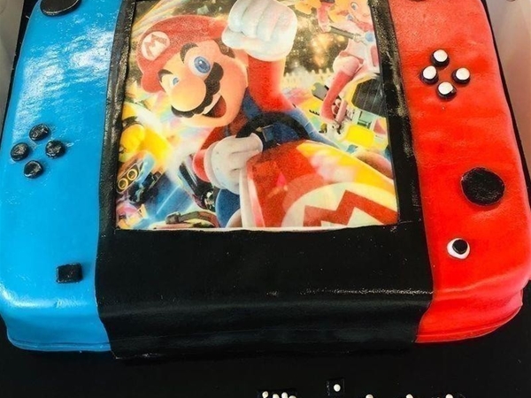 Nintendo switch taart