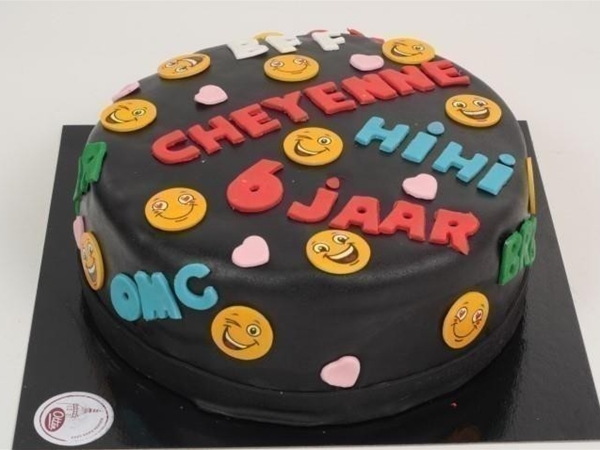 Emoji taart
