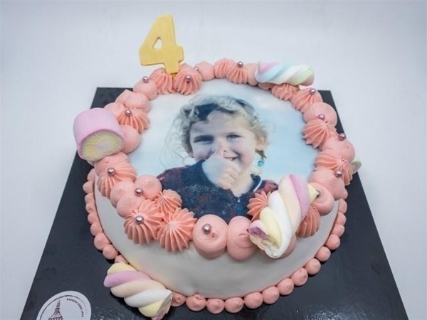 Foto taart deluxe meisje