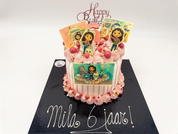 Gabby's poppenhuis driptaart