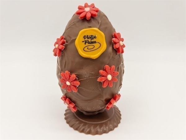 Luxe opgemaakt paasei Angelique 250 g.